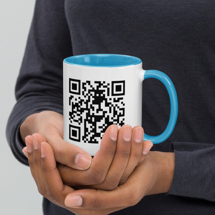 Mug - Logo & QR (inside color)