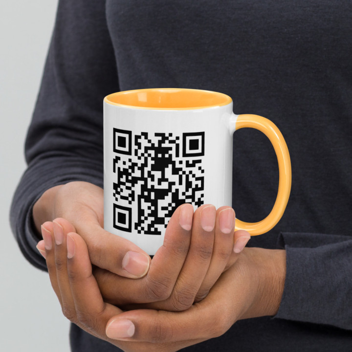 Mug - Logo & QR (inside color)