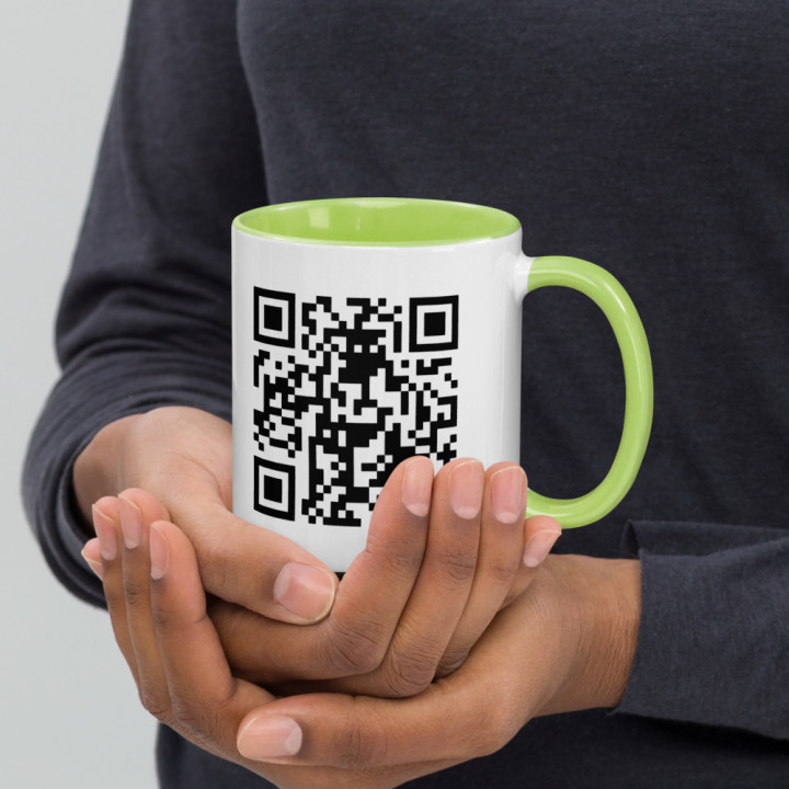 Mug - Logo & QR (inside color)