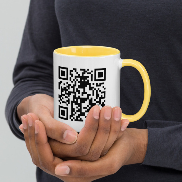 Mug - Logo & QR (inside color)