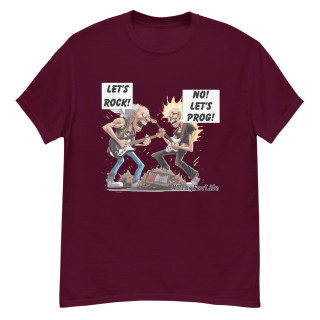 T-Shirt - Lets rock, no lets prog