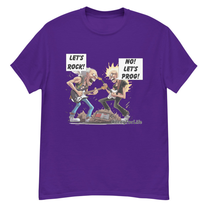 T-Shirt - Lets rock, no lets prog