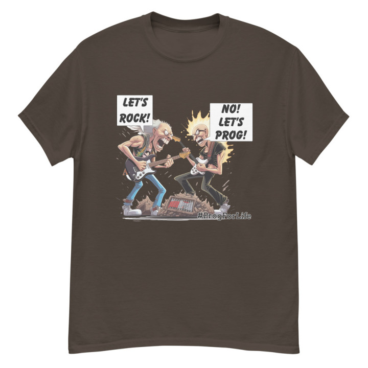 T-Shirt - Lets rock, no lets prog