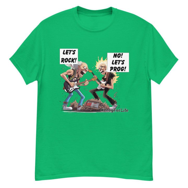 T-Shirt - Lets rock, no lets prog