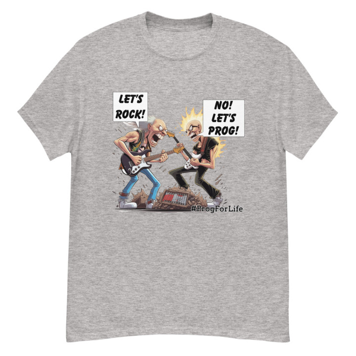 T-Shirt - Lets rock, no lets prog