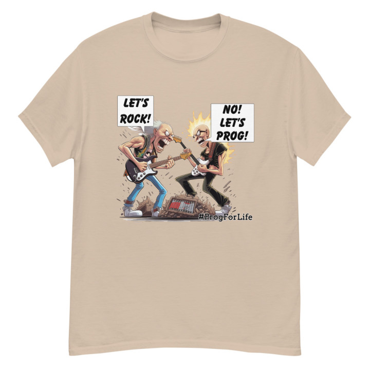 T-Shirt - Lets rock, no lets prog