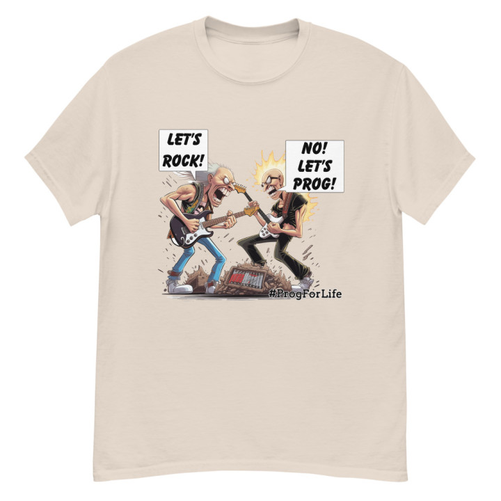 T-Shirt - Lets rock, no lets prog