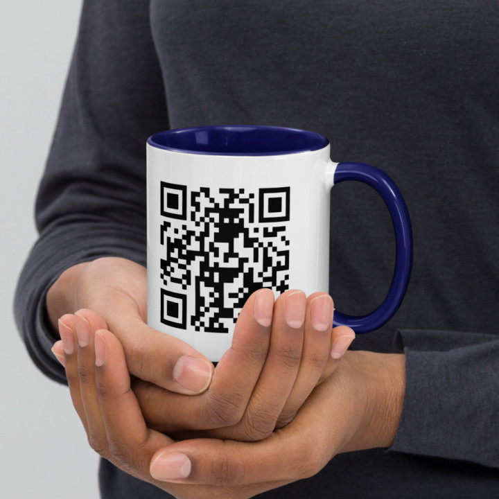 Mug - Logo & QR (inside color)