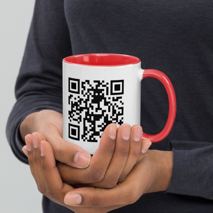 Mug - Logo & QR (inside color)